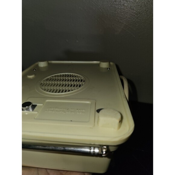 Vintage Rotary Style Telephone AM/FM Radio Combo Gold Retro Novelty Phone Japan - Picture 8 of 9